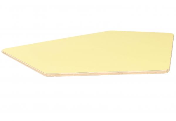 Flexi Tischplatte fünfeckig, gross - HPL